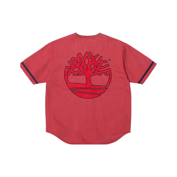 Supreme SS23 Week 8 x TIMBERLAND Supreme x TIMBERLAND SS23 BASEBALL JERSEY Logo T