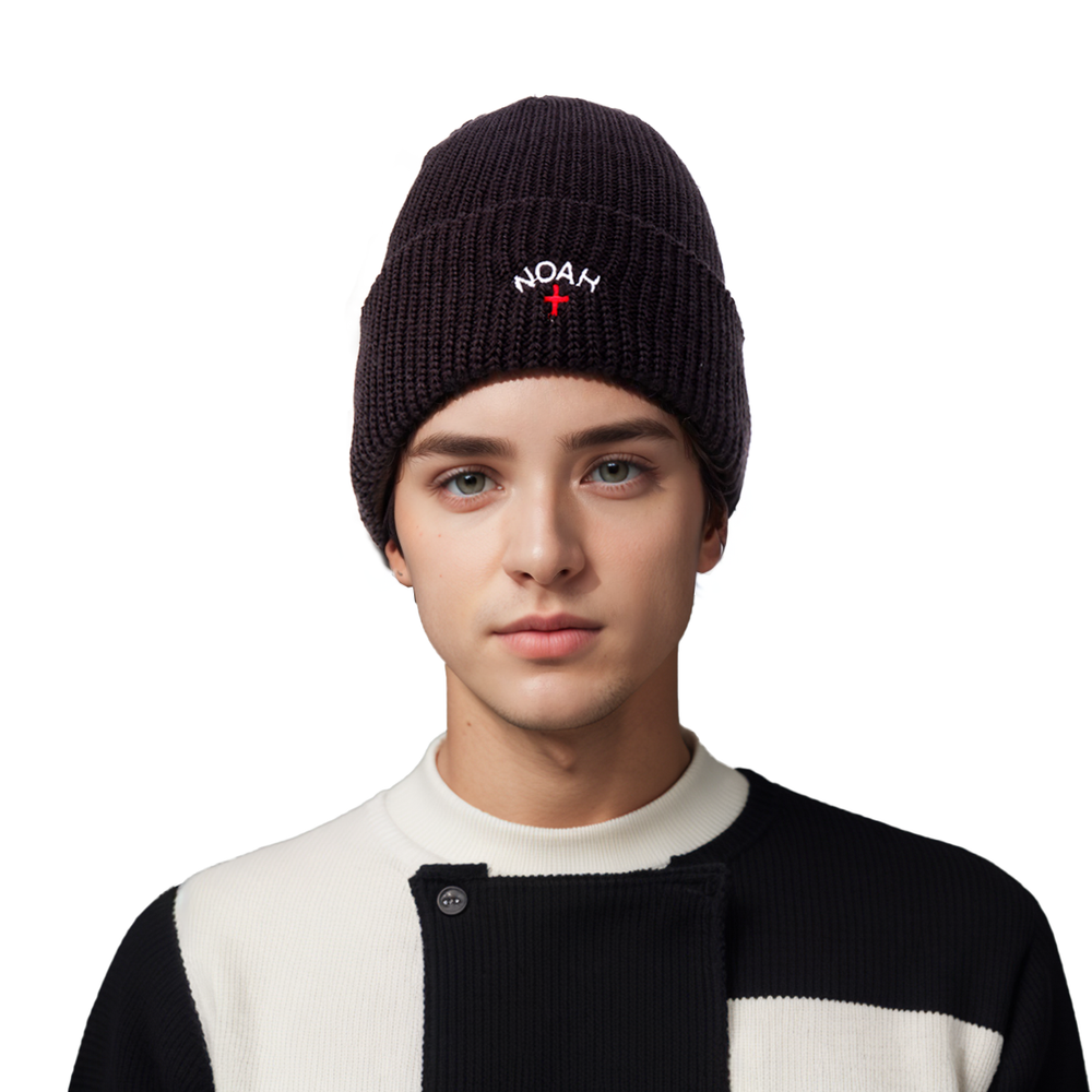 NOAH Nyc Core Logo Beanie Black