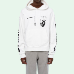 OFF-WHITE FW19 Splitted Arrows Oversized Hoodie
