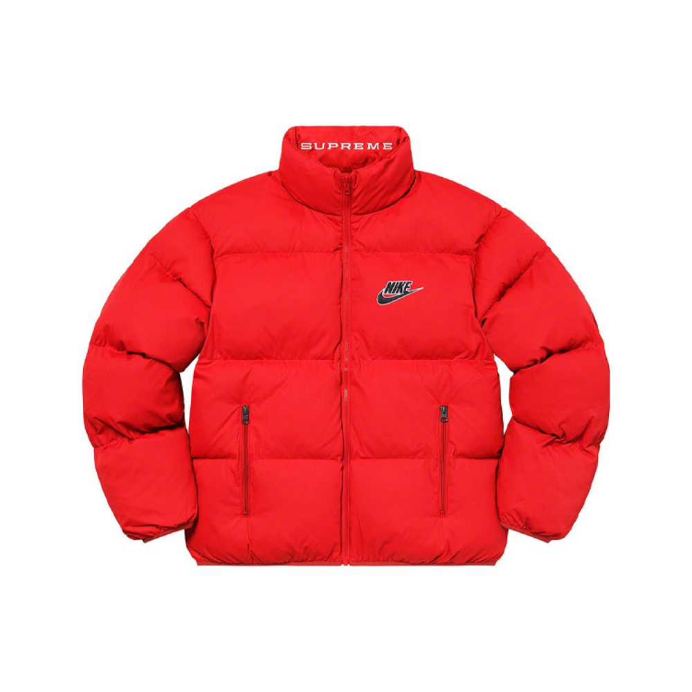 Supreme SS21 Week 3 x Nike Reversible Puffy Jacket SS21 Nike Logo