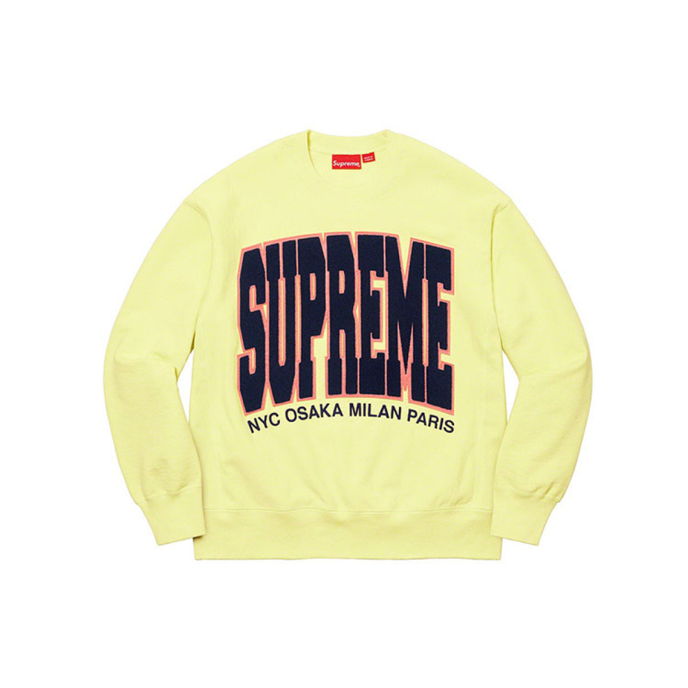 Supreme FW21 Week 1 Cities Arc Crewneck Logo