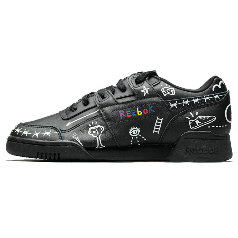 Trouble Andrew x Reebok Workout Plus 'Black Multi's