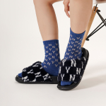 MLB Slipper Chunky Mound Fur Monogram