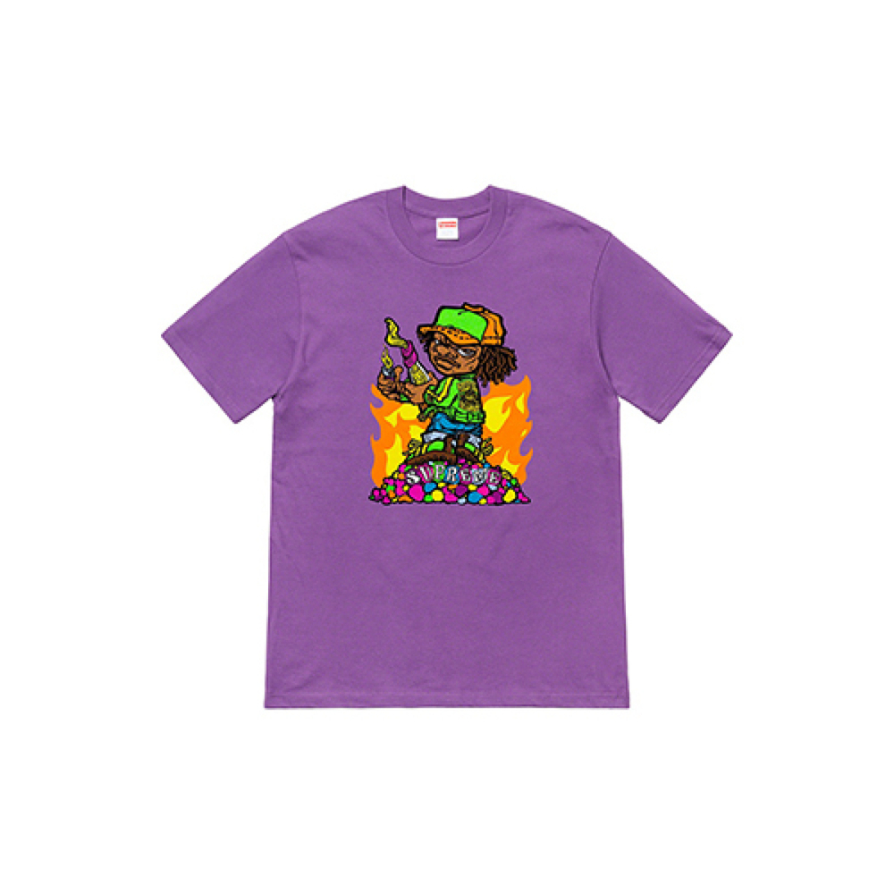 Supreme SS19 Molotov Kid Tee Purple T