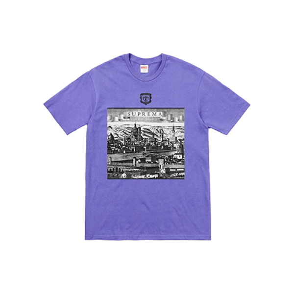 Supreme SS18 Fiorenza Tee Light Purple T