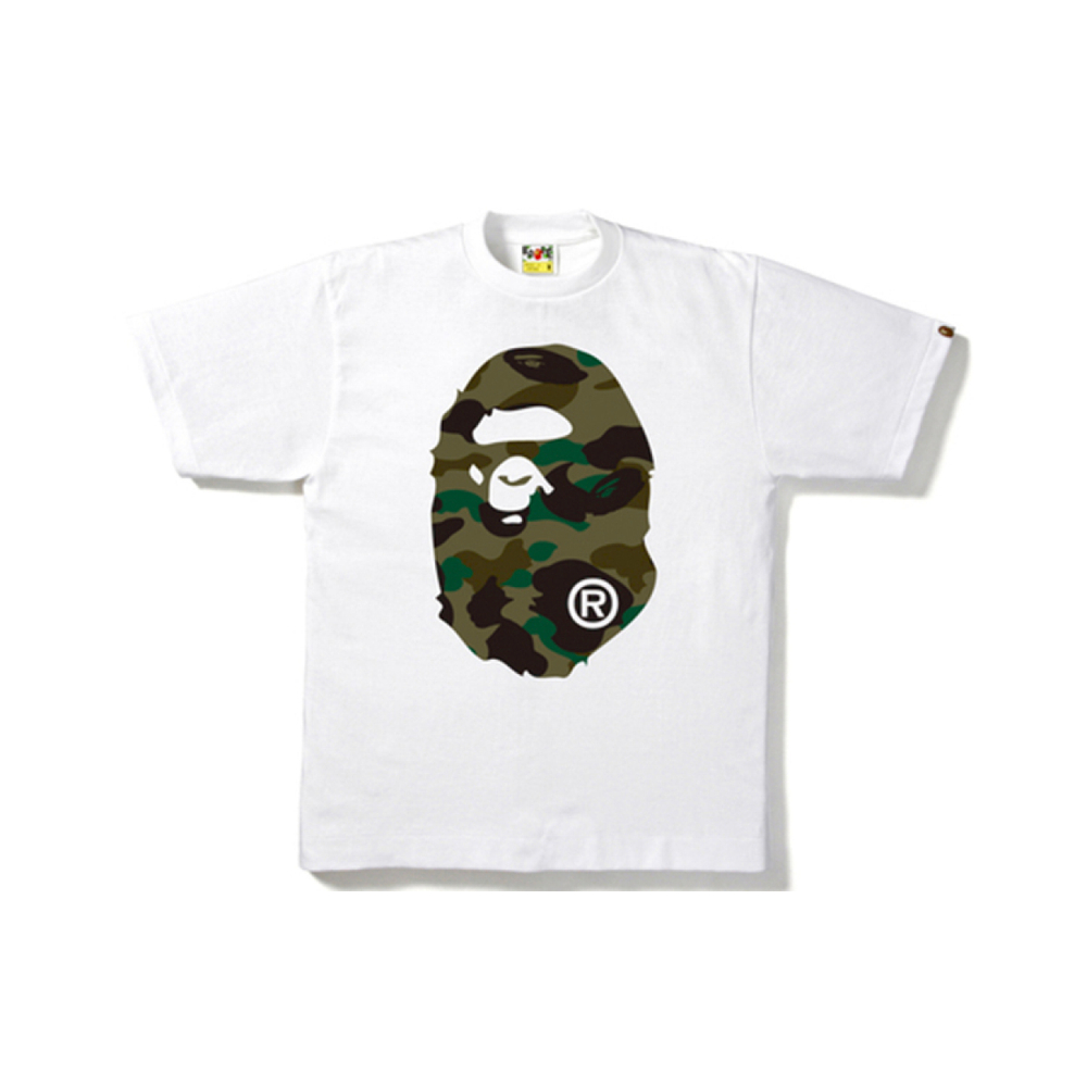 A BATHING APE 1st Camo Big Ape Head Tee T