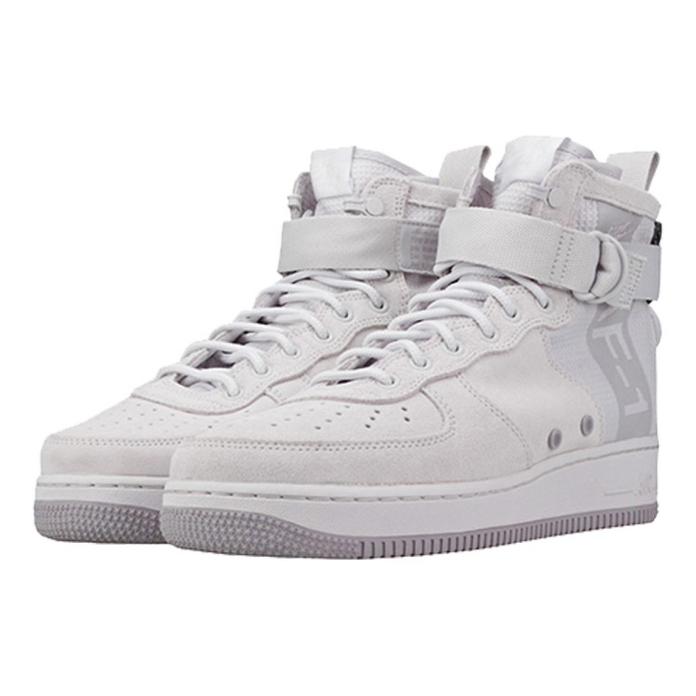Nike Air Force 1 Trainers in Light Grey