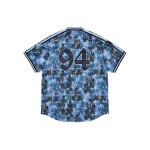 Supreme FW21 Week 6 Kanji Camo Zip Up Baseball Jersey