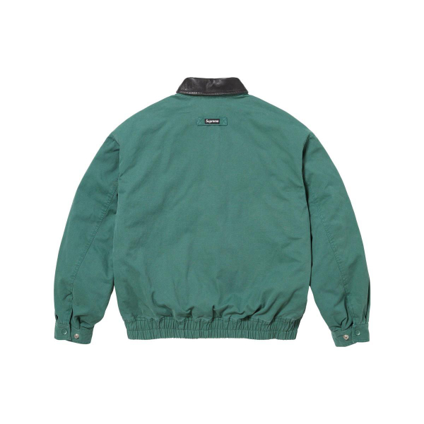 Supreme FW23 WEEK1 LEATHER COLLAR UTILITY JACKET