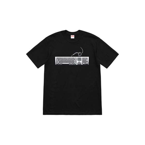 Supreme SS19 Keyboard Tee Black T