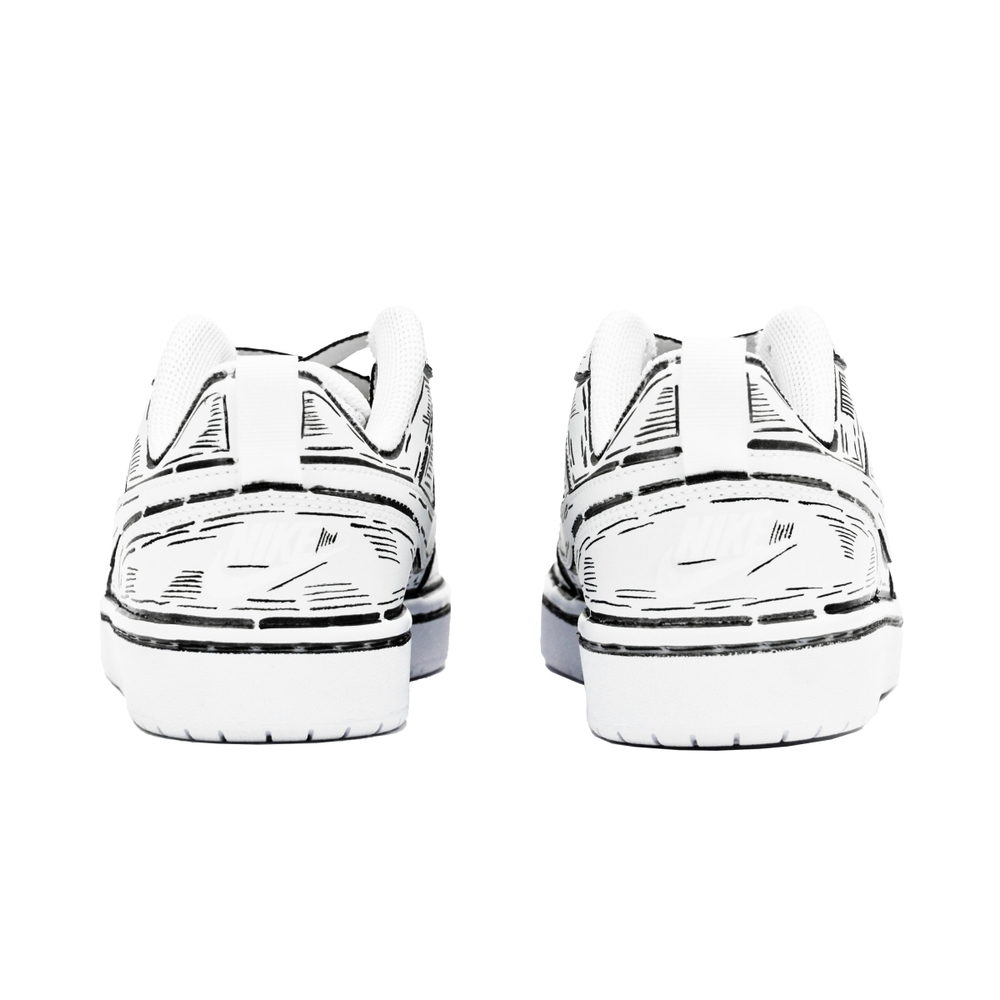 【 】 Nike Court Borough ABLOODING GS