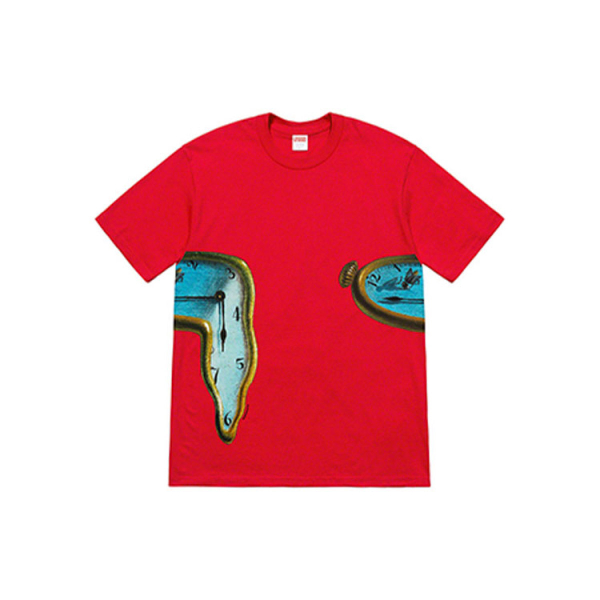 Supreme SS19 The Persistence of Memory Tee Red T