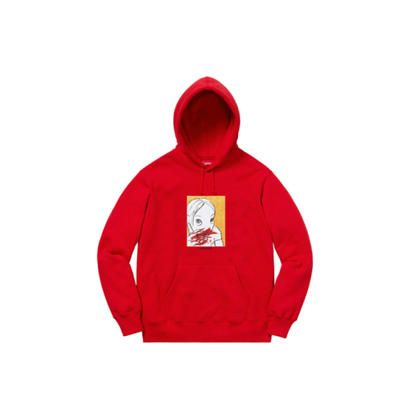 Supreme FW19 Week 3 Nose Bleed Hooded Sweatshirt