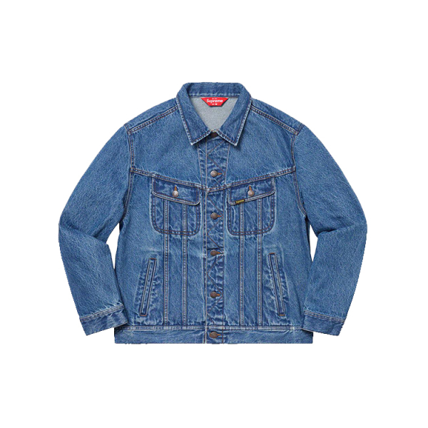 Supreme SS19 New York Painted Trucker Jacket