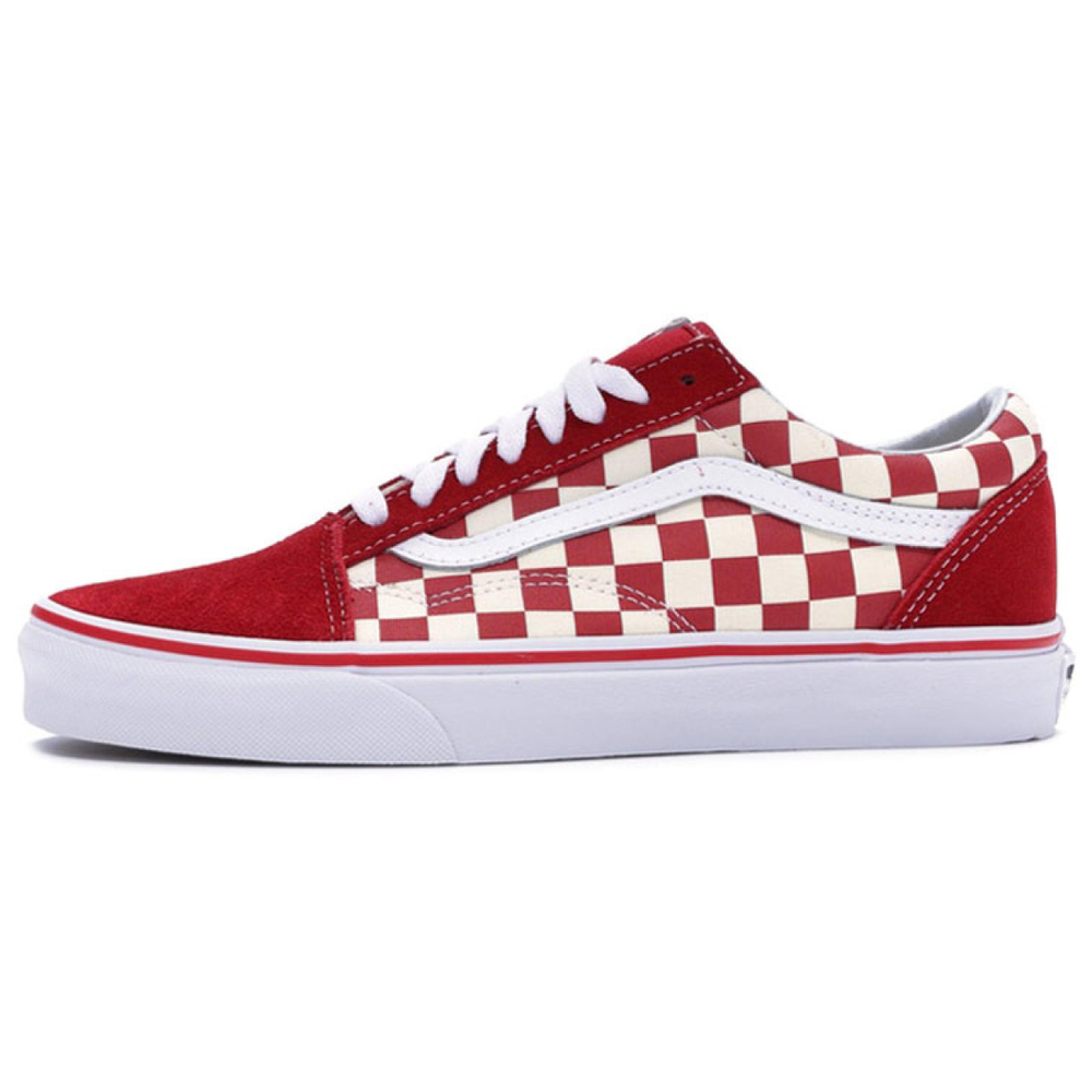 Vans Old Skool Checkerboard Racing Red