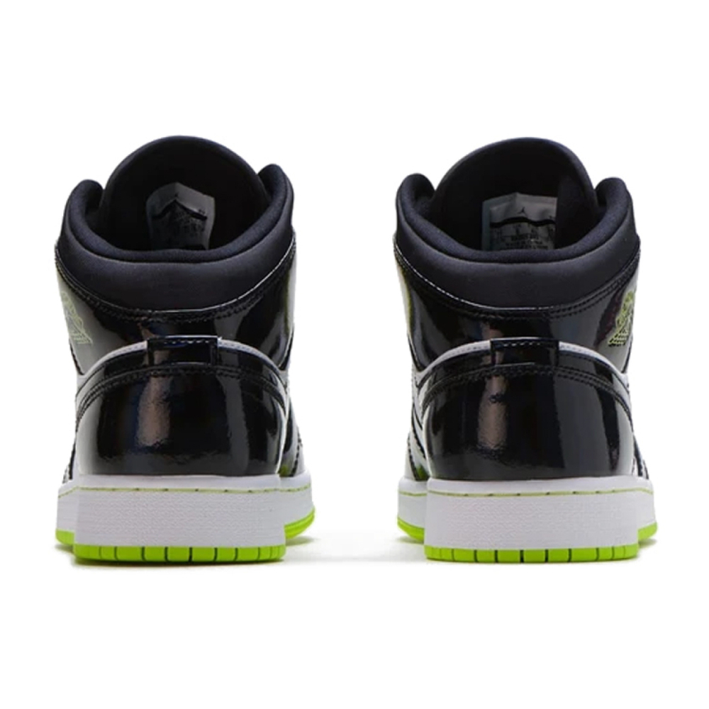 Jordan Air Jordan 1 Mid Black Cyber Mystic Green
