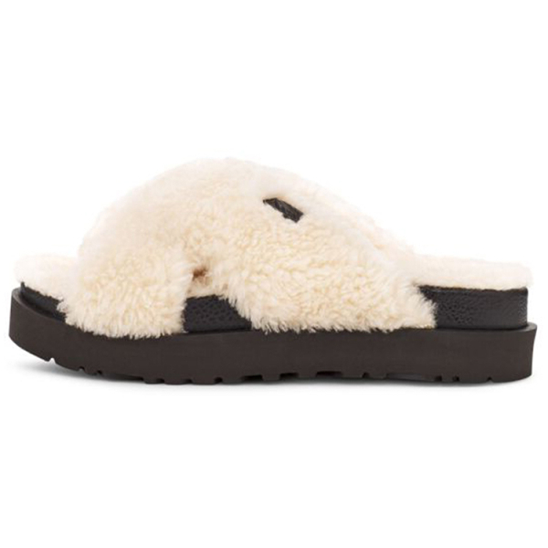 UGG Fuzz Sugar Cross Slide