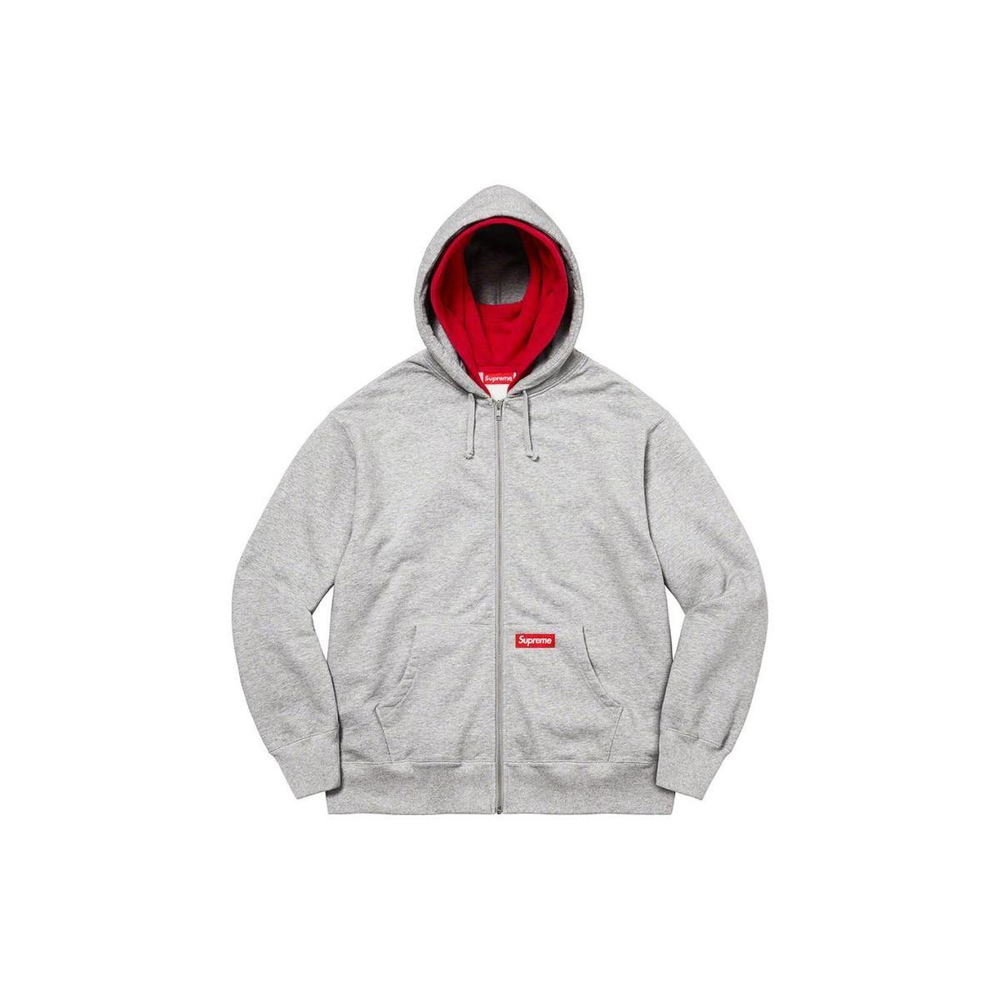 Supreme FW22 Week 19 Double Hood Facemask Zip Up Hooded Sweatshirt Logo