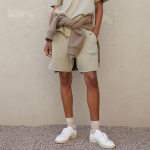 Fear of God Essentials FW21 Sweatshort Pistachio Logo