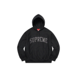 Supreme SS23 Week7 GLITTER ARC HOODED SWEATSHIRT Logo