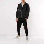 Supreme SS18 Corner Arc L/S Polo Black Logo polo