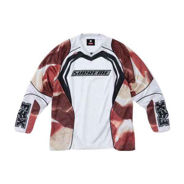 Supreme x FOX RACING FW23 JERSEY WEEK8 Logo