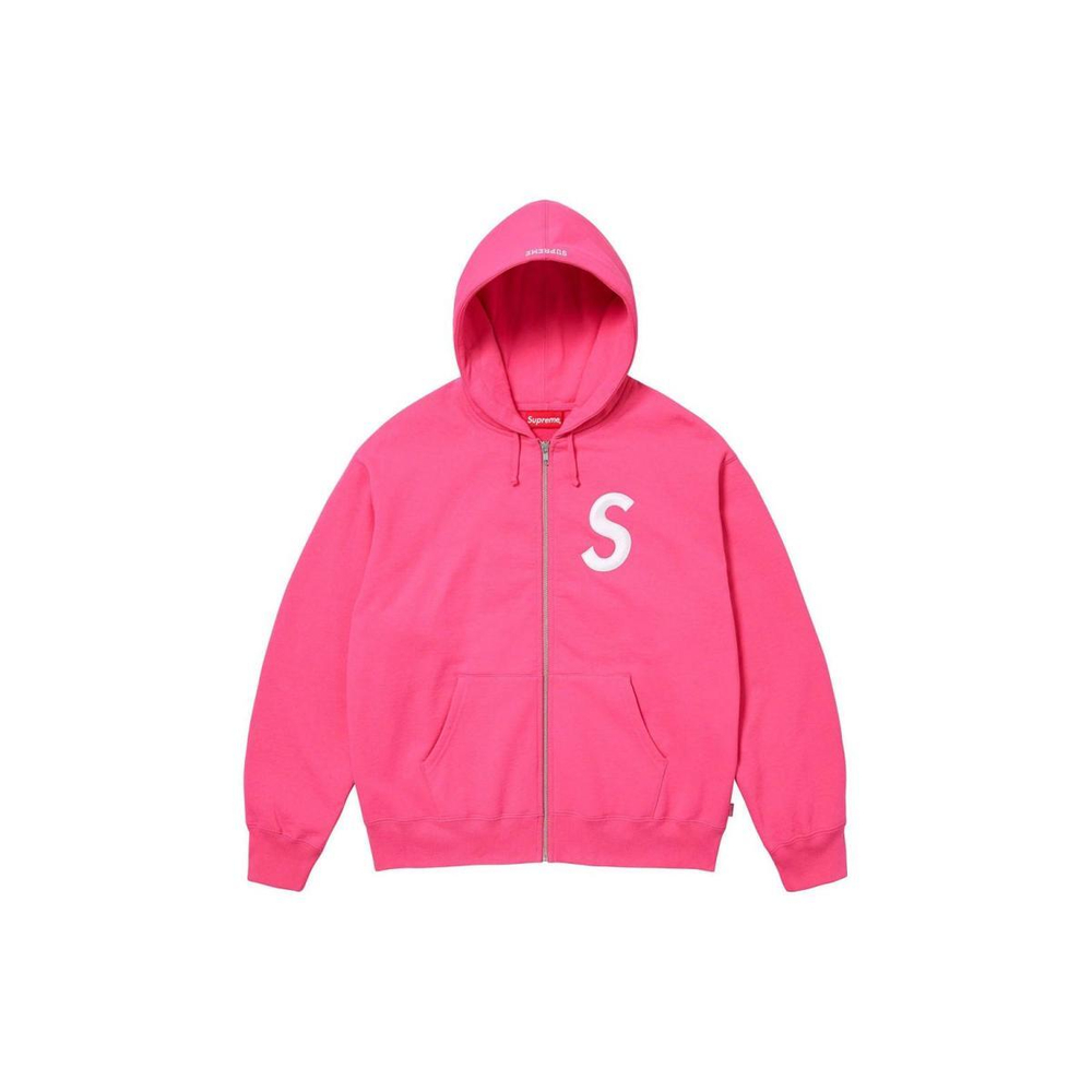 Supreme FW23 WEEK3 S LOGO ZIP UP HOODED SWEATSHIRT S Logo
