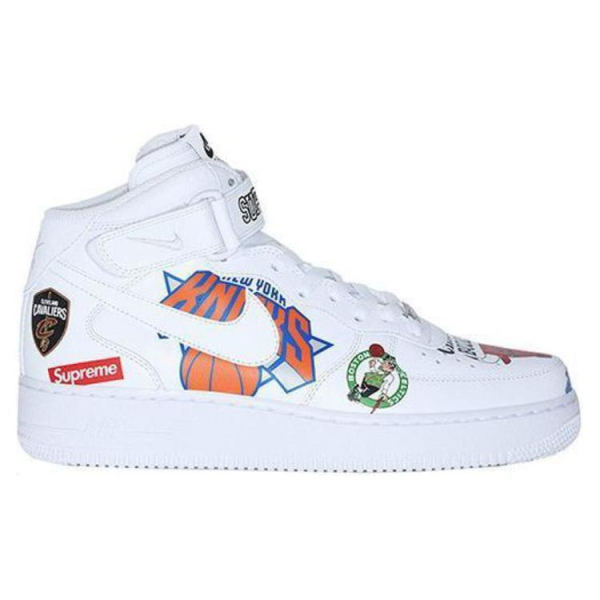 Supreme x Nike Air Force 1 NBA White