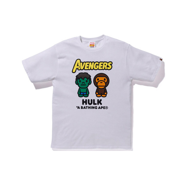 A BATHING APE BAPE × Marvel Milo The Hulk Tee T