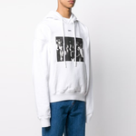 OFF-WHITE White Spray Painting Hoodie