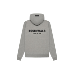 Fear of God Essentials SS22 Hoodie Dark Oatmeal Logo