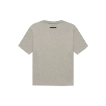 Fear of God Essentials FW21 SS Tee Dark Heather Oatmeal Logo T