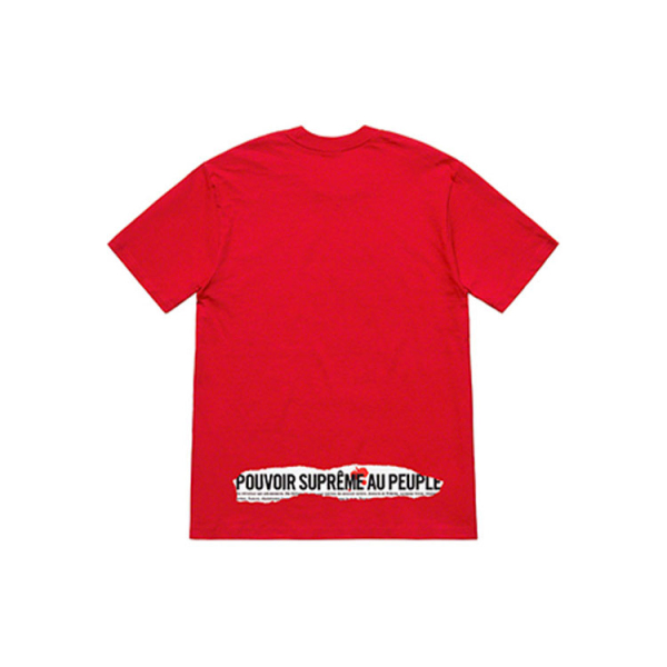 Supreme SS19 Headline Tee Red logo T