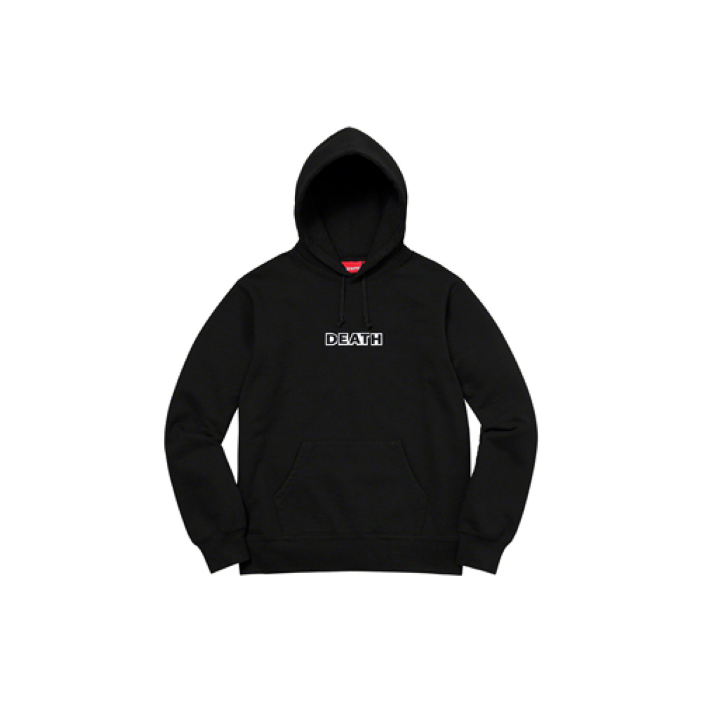 Supreme SS19 Gilbert & George/Supreme DEATH Hooded Sweatshirt Black