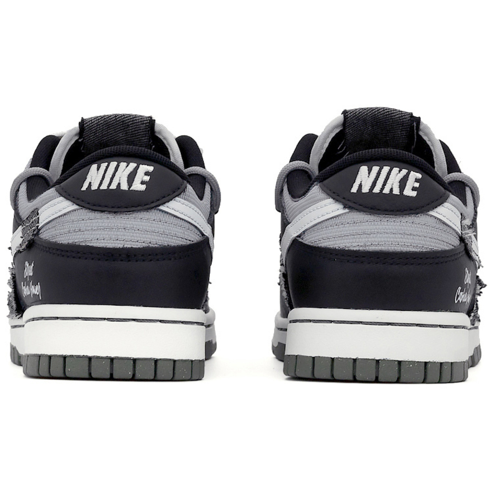 【 】 Nike Dunk Low retro prm "black and tumbled grey"
