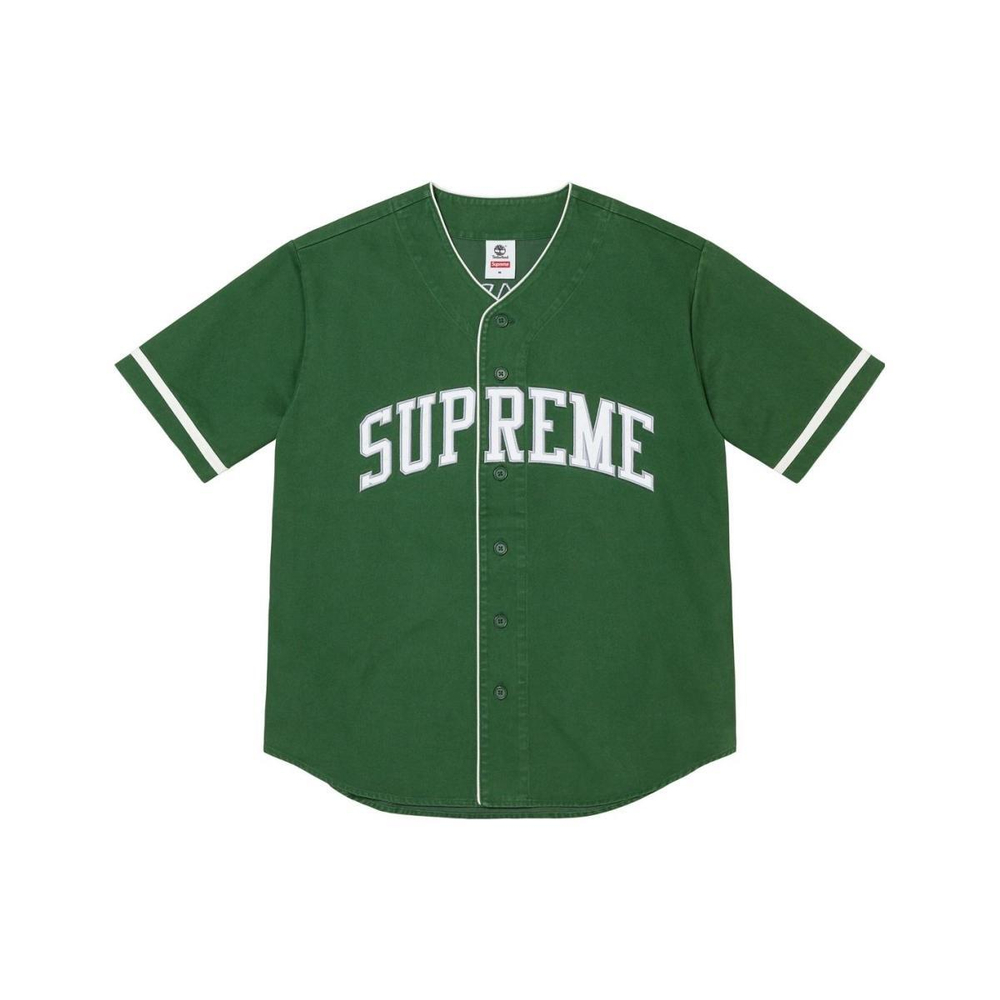 Supreme SS23 Week 8 x TIMBERLAND Supreme x TIMBERLAND SS23 BASEBALL JERSEY Logo T