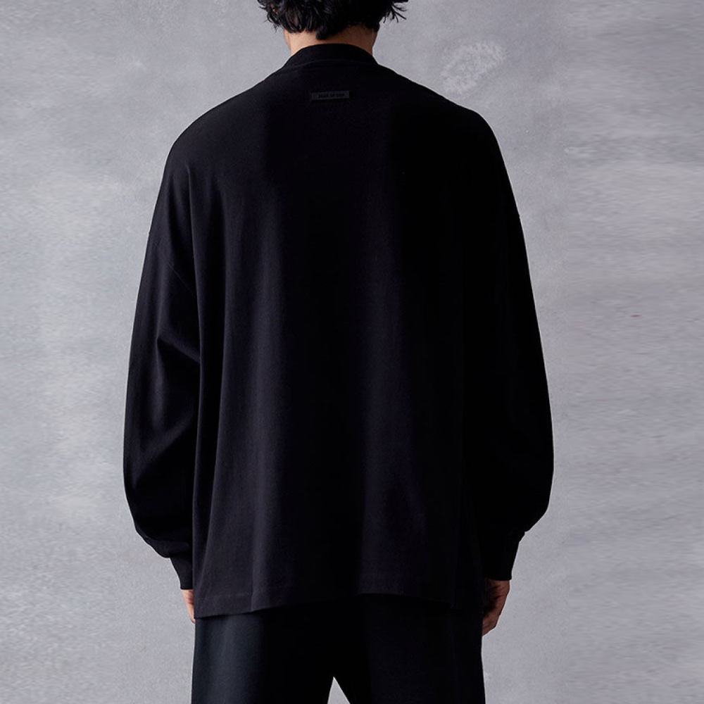 23 Fear of God Essentials The Black Collection SS23 Ls Tee Essentials Core S Jet Black T