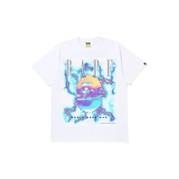A BATHING APE BAPE LIGHTNING TEE T