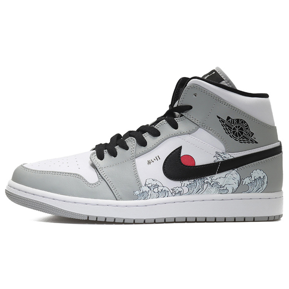 【 】 Jordan Air Jordan 1 Mid Light Smoke Grey