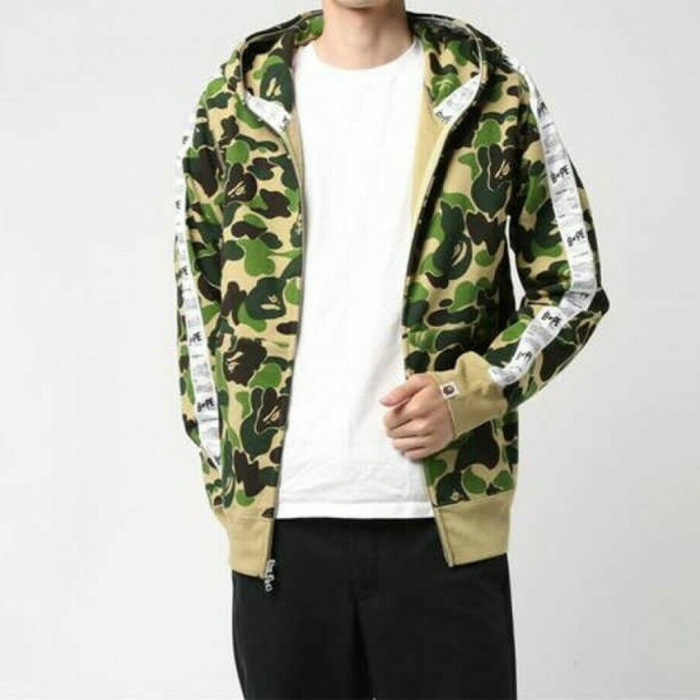 A BATHING APE Bape Abc Sta Tape Full Zip Hoodie