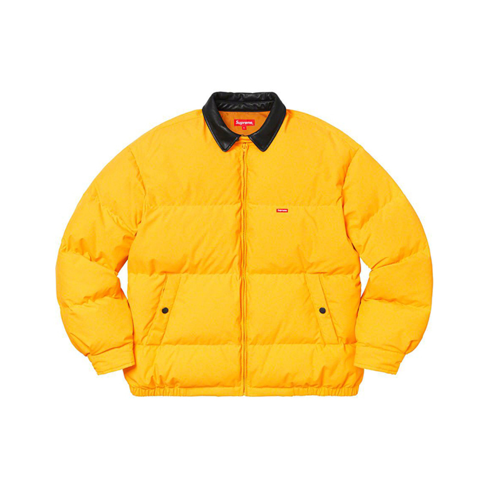 Supreme FW19 Week 12 Leather Collar Puffy