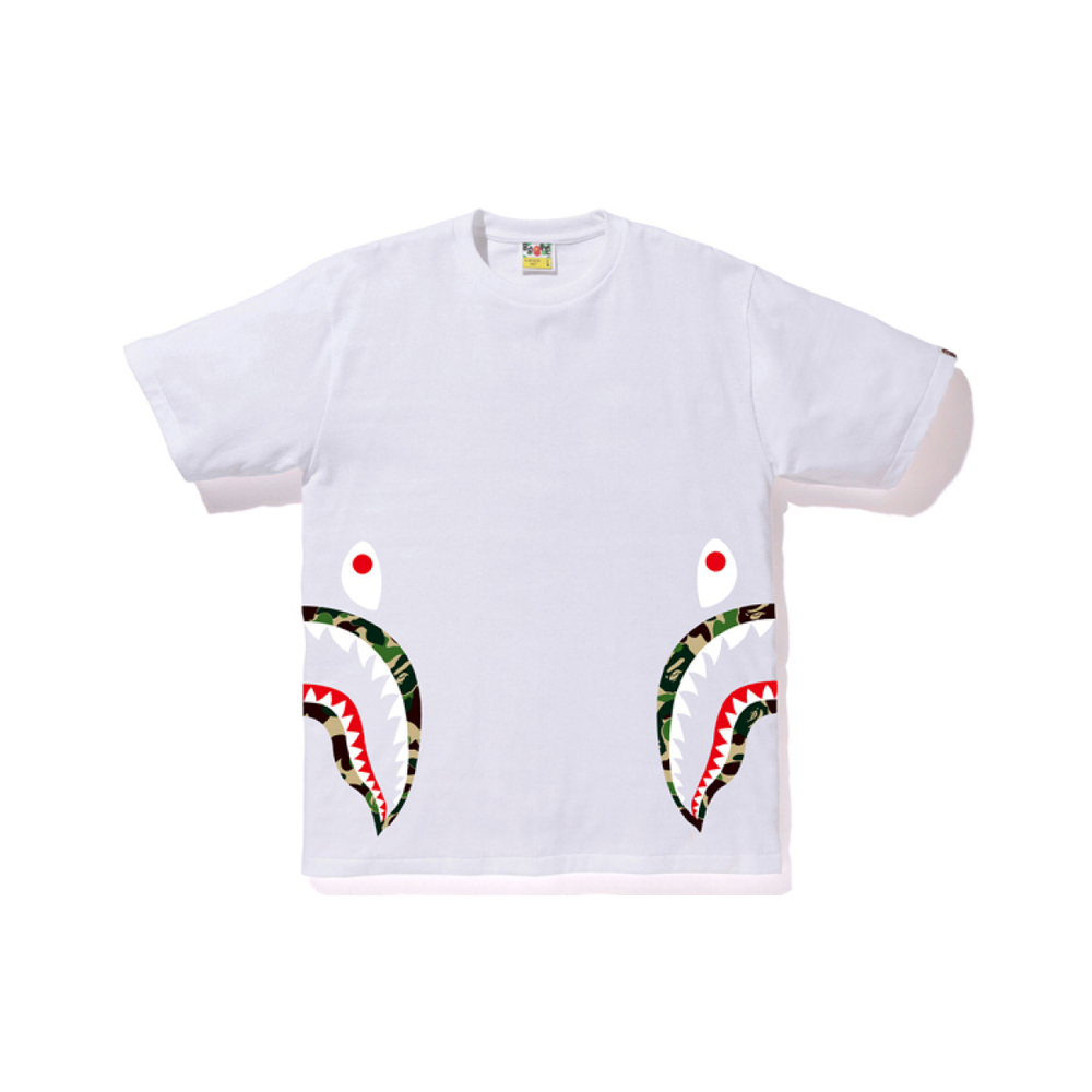 A BATHING APE ABC Side Shark Tee T