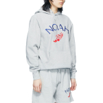 NOAH Winged Foot Embroidered Hoodie Logo