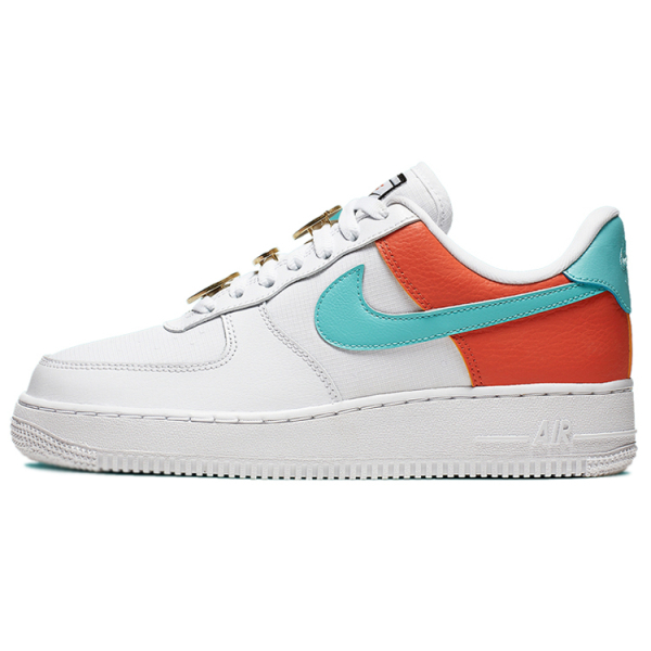 Nike Air Force 1 White Aqua Clay