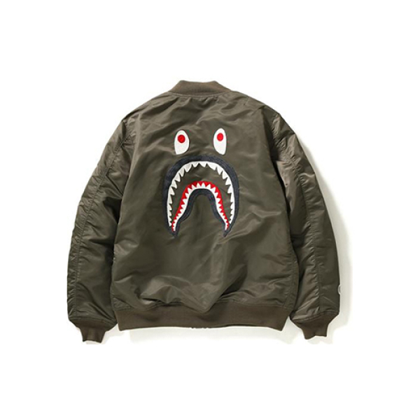 A BATHING APE Shark Ma-1 Jacket WGM
