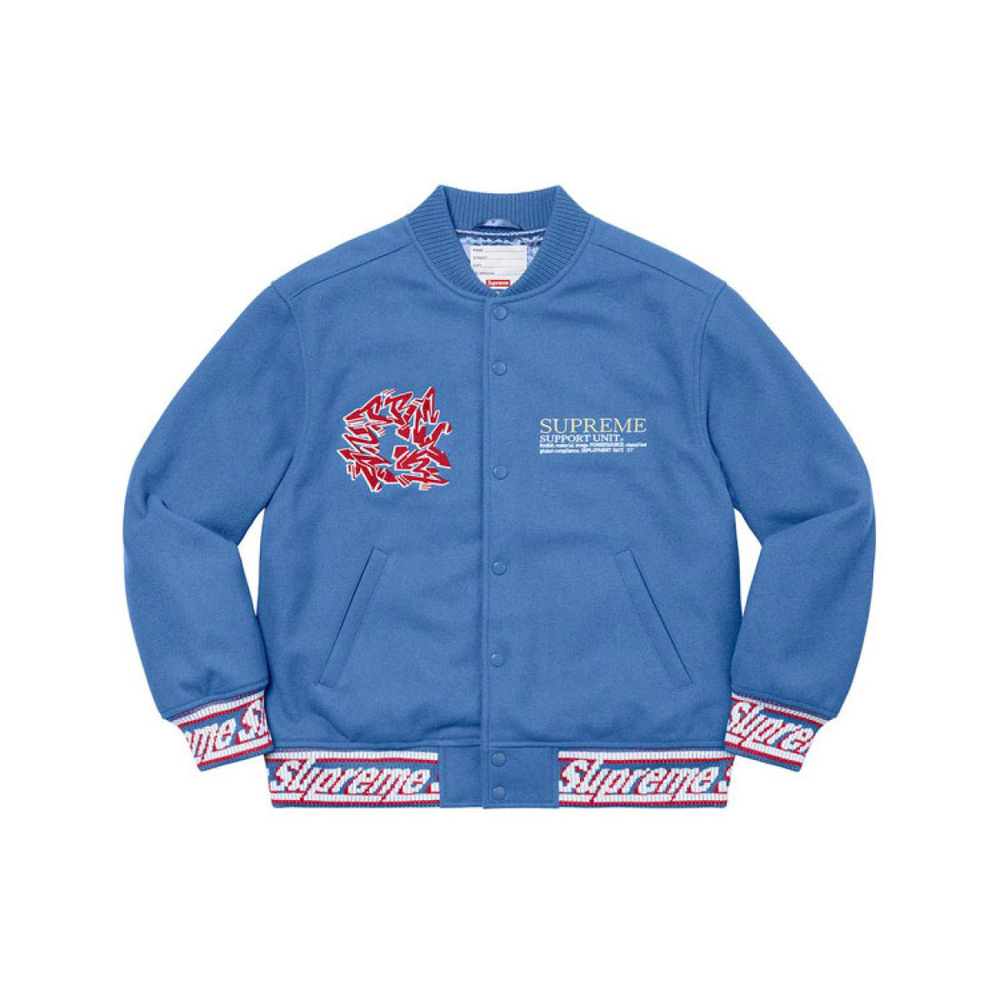 Supreme FW21 Week 12 Support Unit Varsity Jacket
