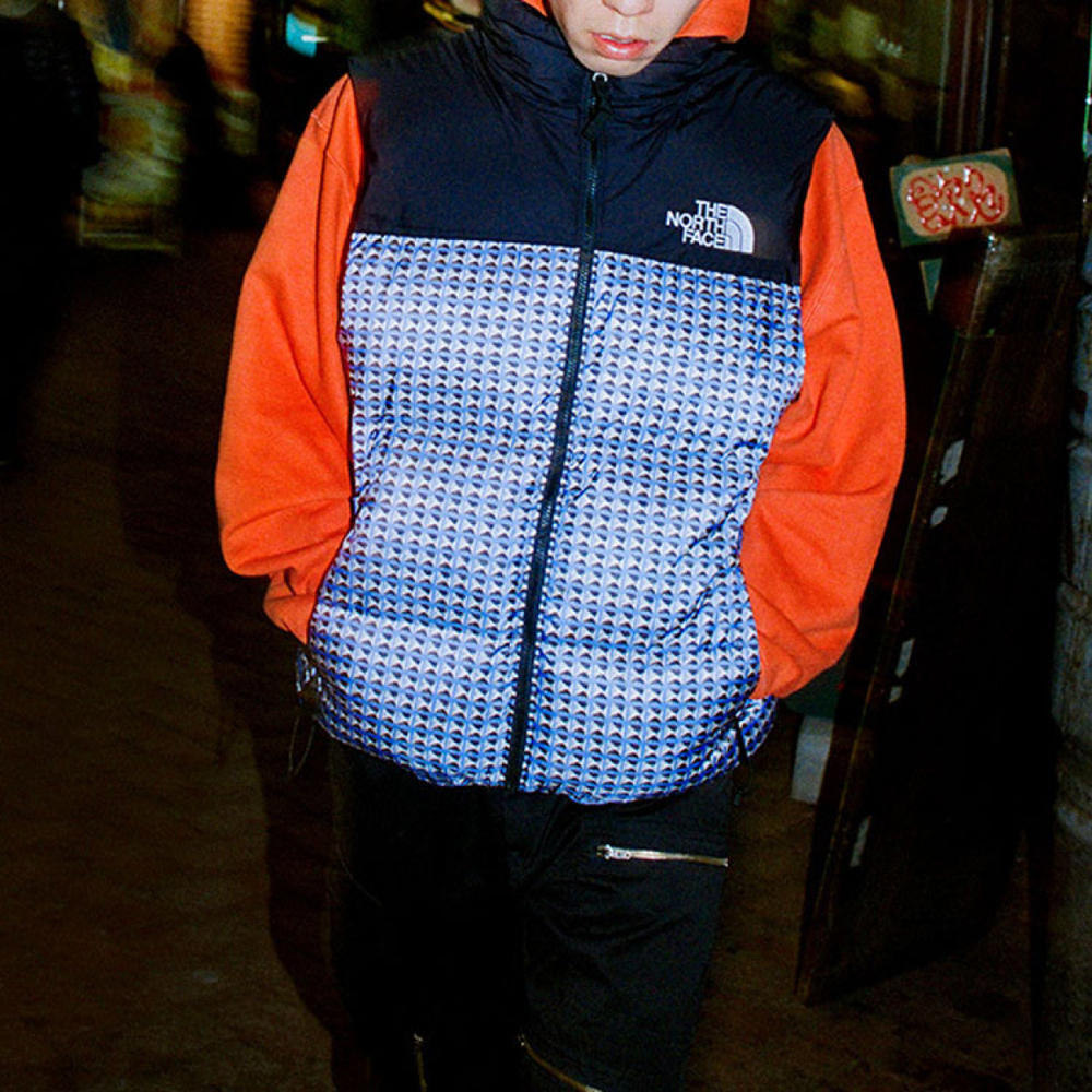 Supreme x The North Face Studded Nuptse Vest Logo