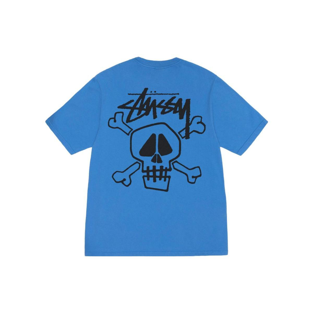 Stussy FW23 SKULL & BONES TEE PIGMENT DYED T