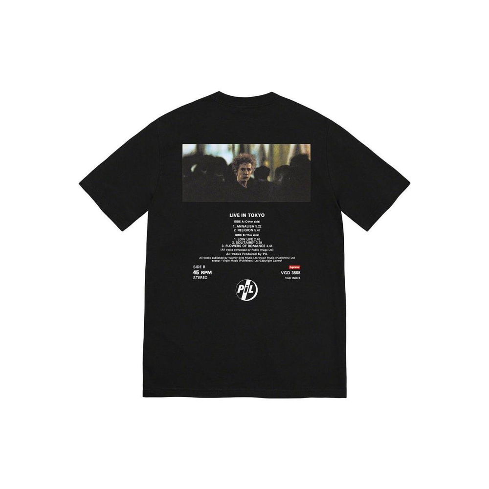 Supreme FW22 Week12 Supreme x Public Image Ltd PiL Live In Tokyo Tee T
