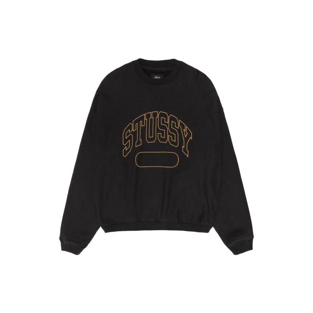 Stussy FW23 VARSITY OVERSIZED CREW Logo